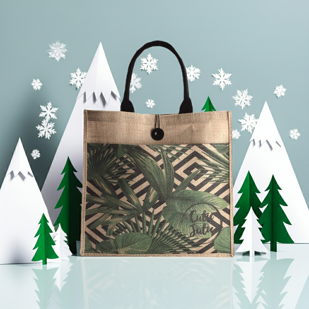 Fern front pocket tote
