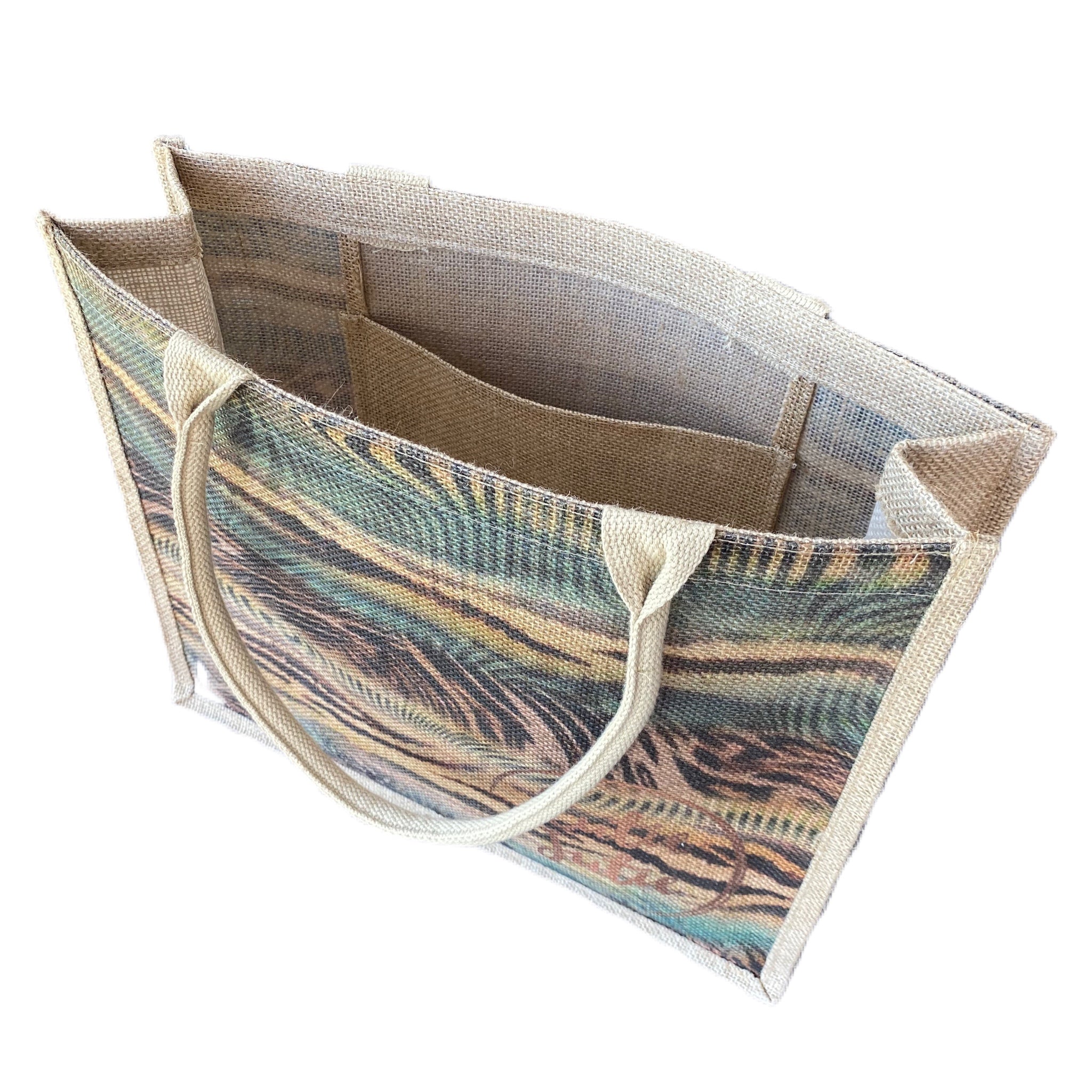 Wild Wave Print tote Shopping bag