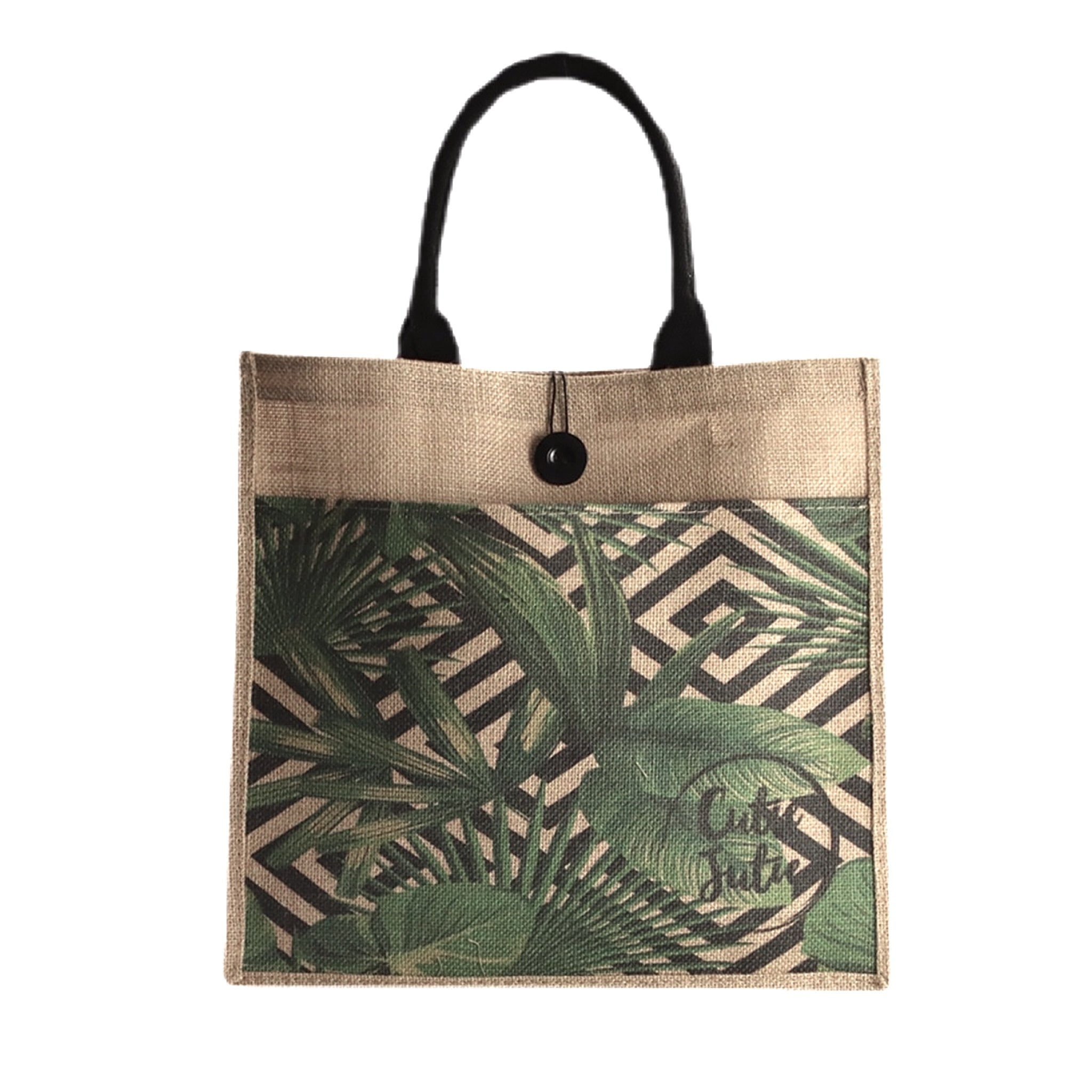 Fern front pocket tote
