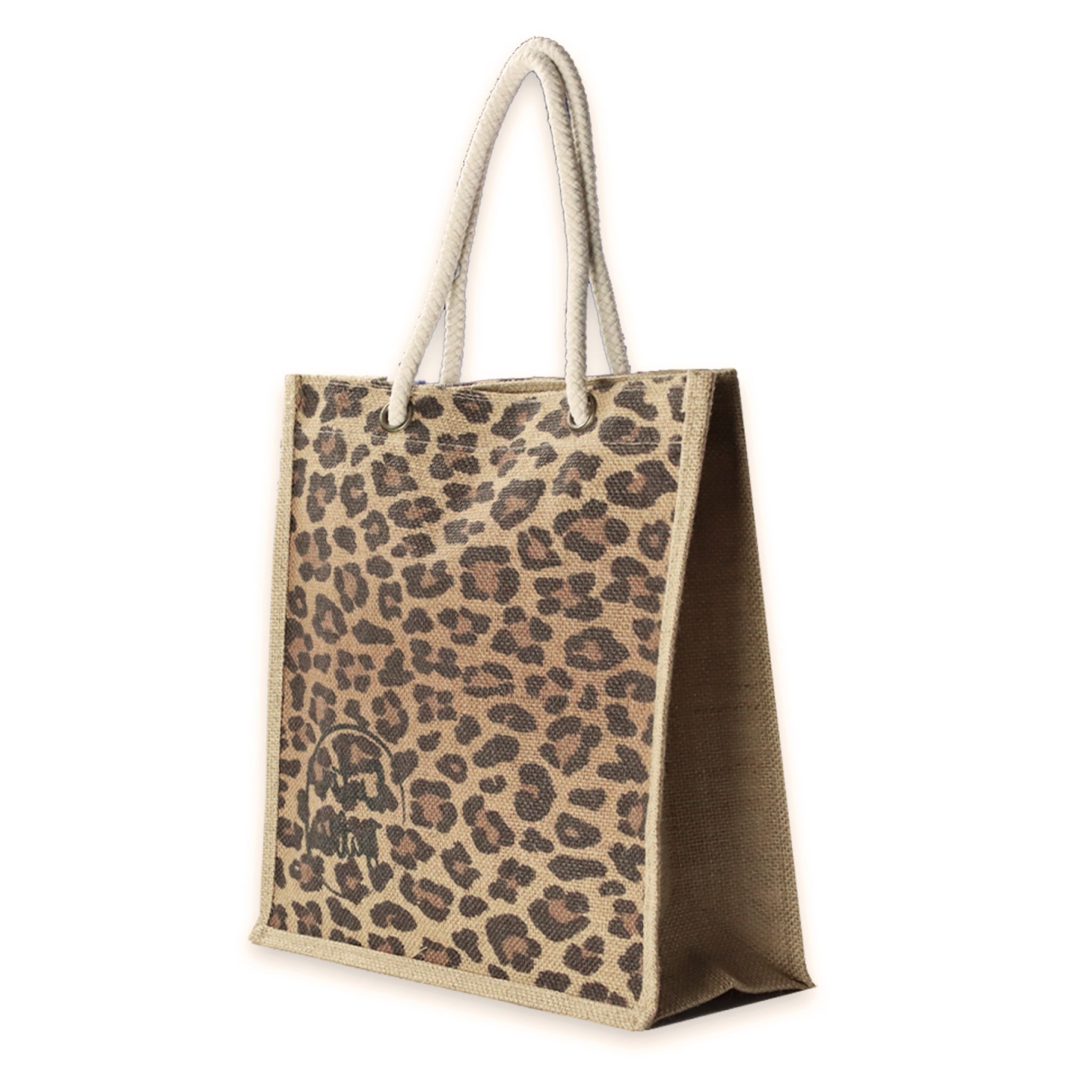 Leopard Rope Tote