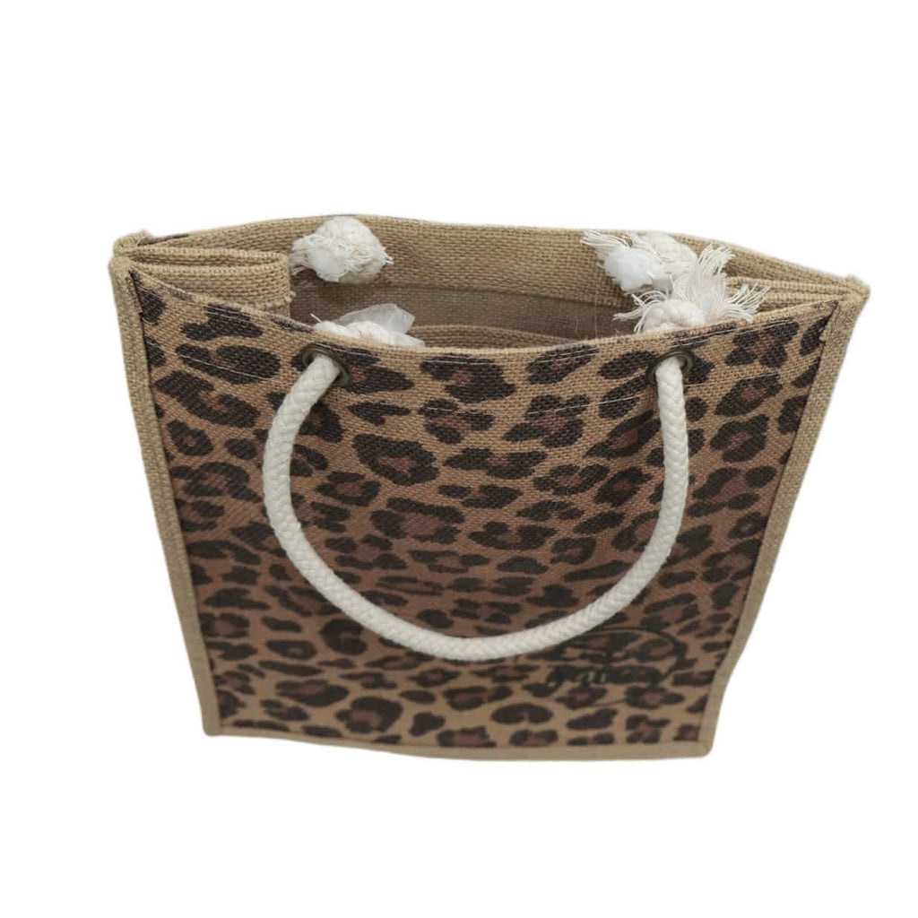 Leopard Rope Tote