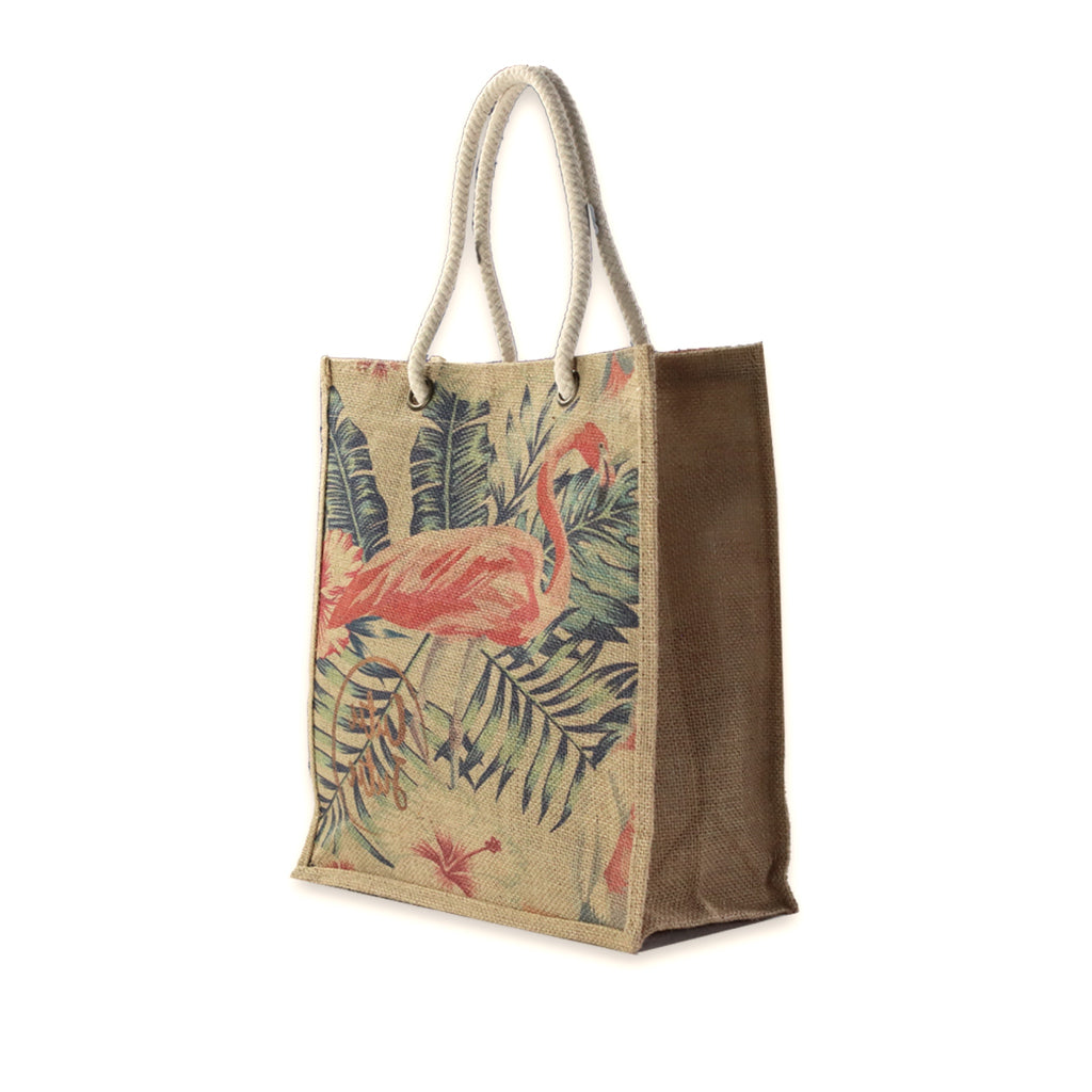 Flamingo Rope Tote