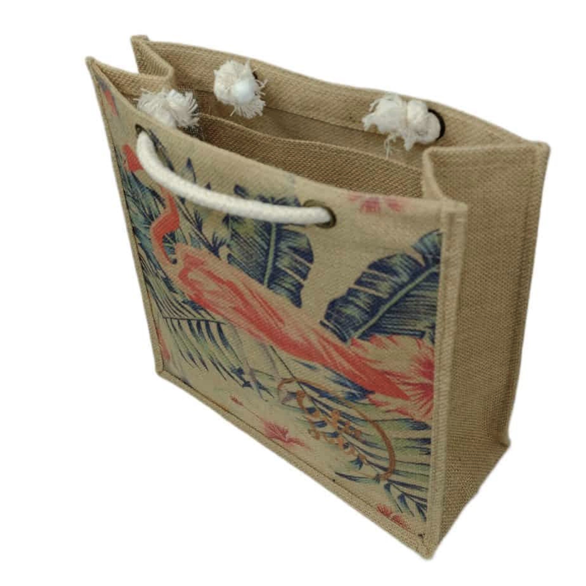 Flamingo Rope Tote