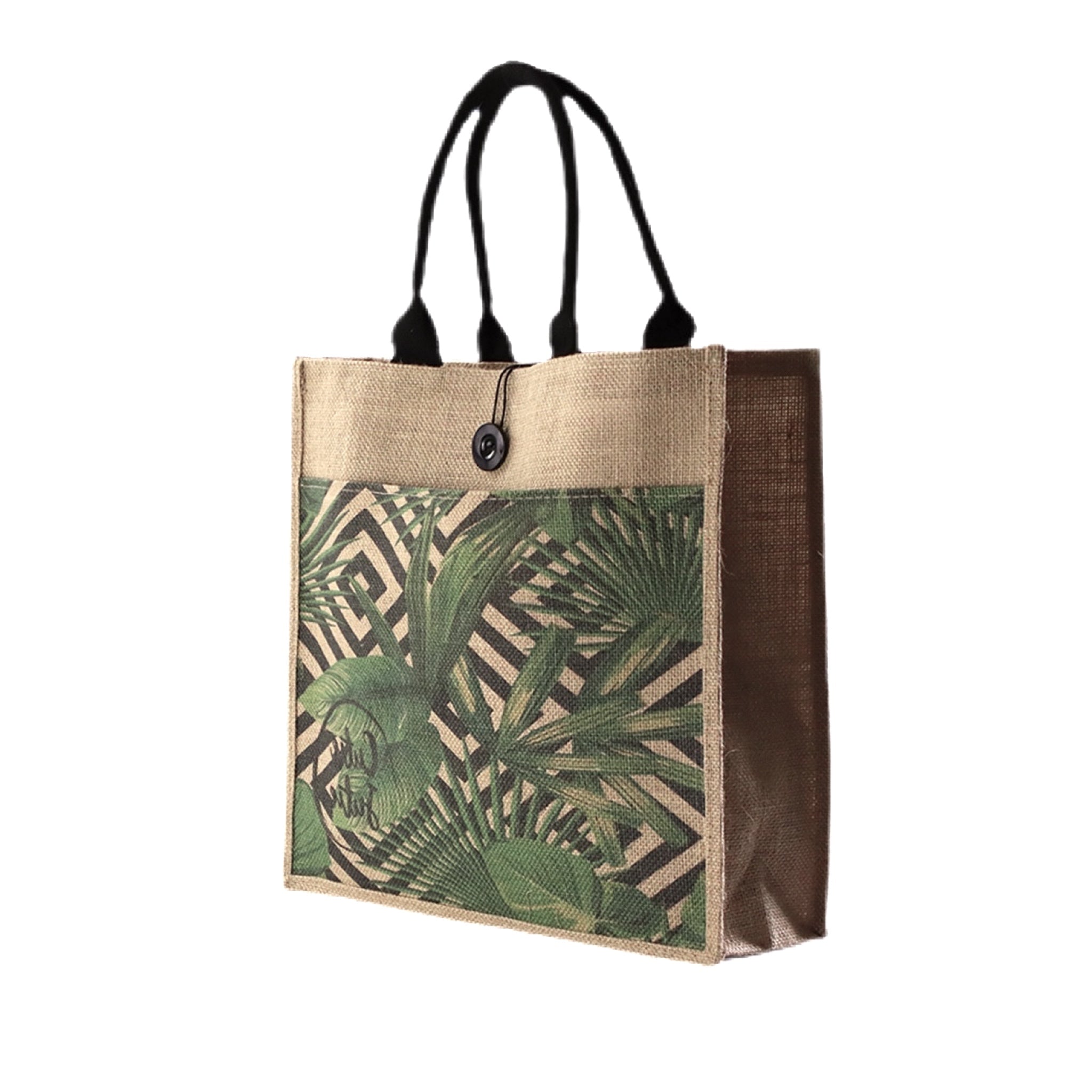 Fern front pocket tote