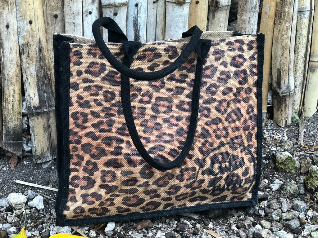 Leopard Shopping Tote