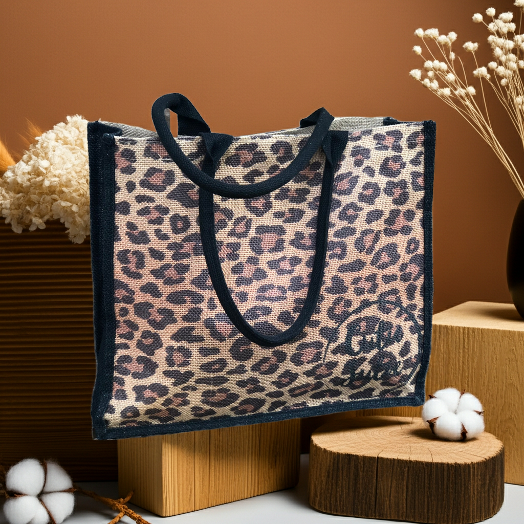 Leopard Shopping Tote