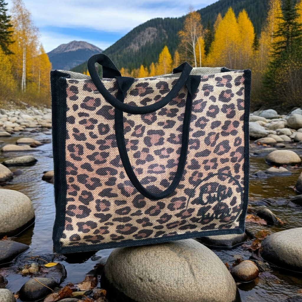 Leopard Shopping Tote