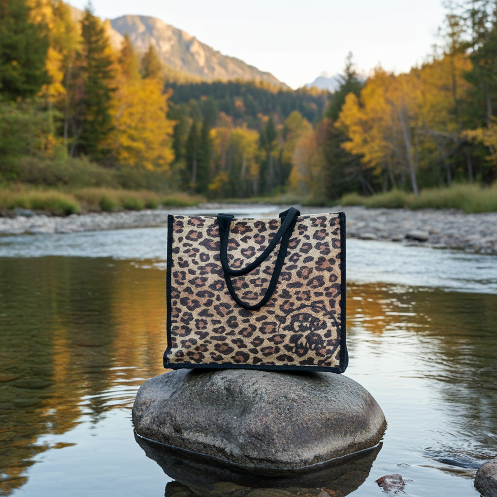 Leopard Shopping Tote